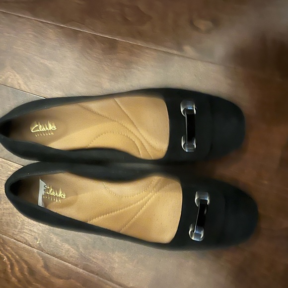 Clark suede heel ballerina NEW - Picture 3 of 5